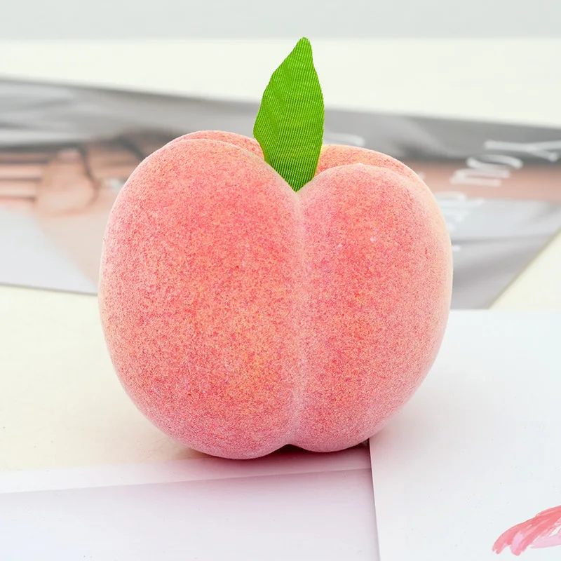 Декоративная пена поддельные для фруктов яблок персиковый Оранжевый DIY пластиковые искусственные фрукты для домашние декоративные предметы реквизит для фотосъемки - Цвет: peach