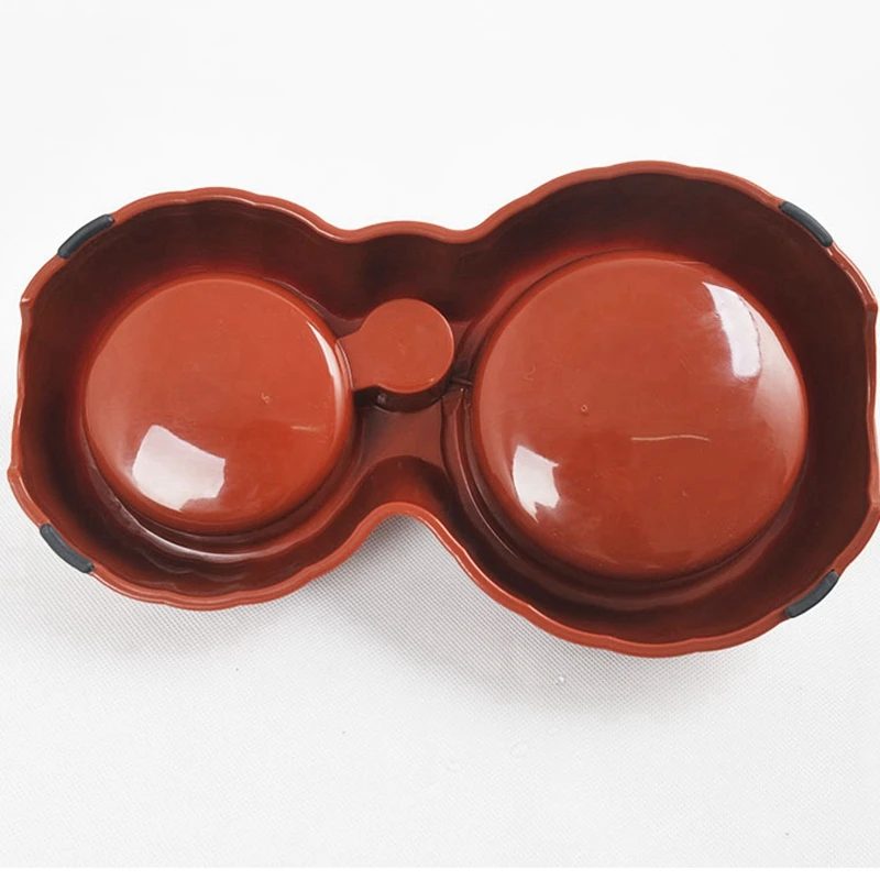 Intercalation бутылка для воды двойная миска домашних собак пластиковая тыква