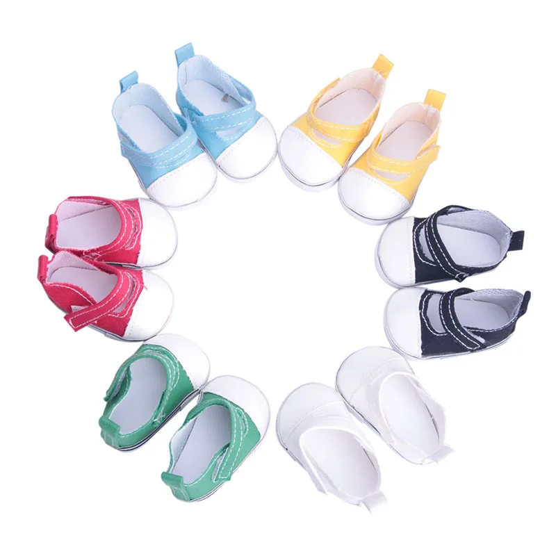 

Various styles of canvas shoes Doll accessories for 43cm baby gift