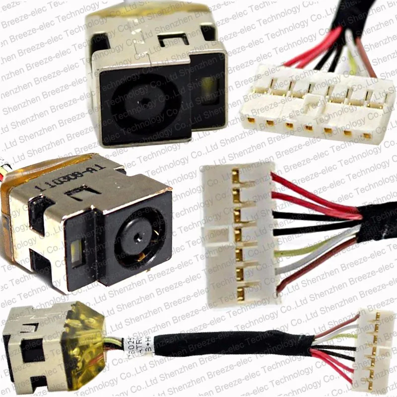 3 шт./лот оригинальный разъем питания переменного/постоянного тока для ноутбука