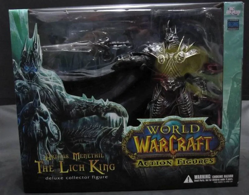 Игрового персонажа WOW демон Ван фигурку Fall of The Lich King Артас 21 см ПВХ игрушки Рисунок