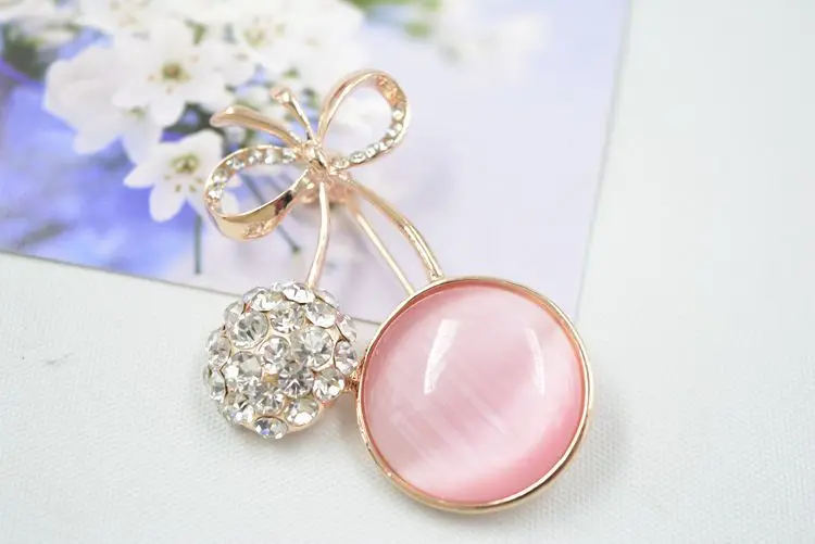 2021 кошачий глаз корсаж разы Свадебный бант брошь кристалл от Swarovski