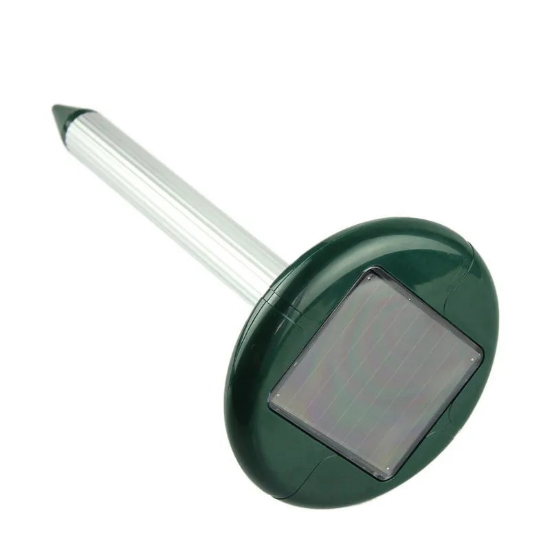 

2PCS Ultrasonic Snake Repeller Solar Powered Rodent Repeller Outdoor Sonic Wave Mouse Repellent Farm Device Pest Reject