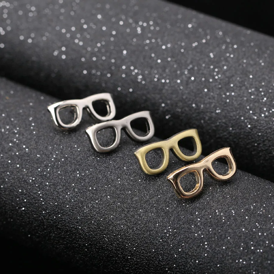 

2020 Fashion Jewelry Korean Gold Small Glasses Brooch Pin Metal Lapel Pin Men Brooch Broche Vintage Brooches For Women
