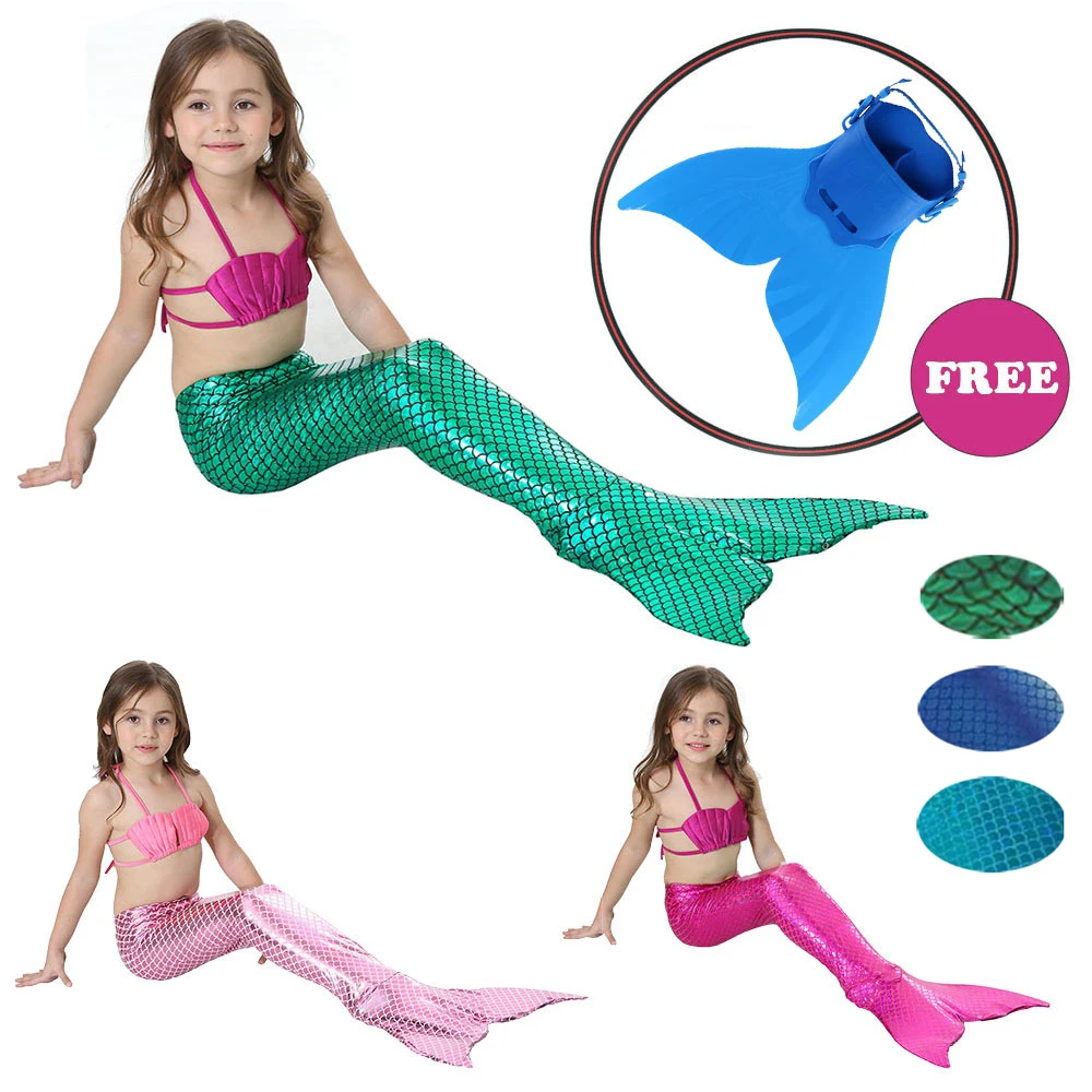 Обувь для девочек хвост русалки Косплэй с Моноласты детские нарядные платья