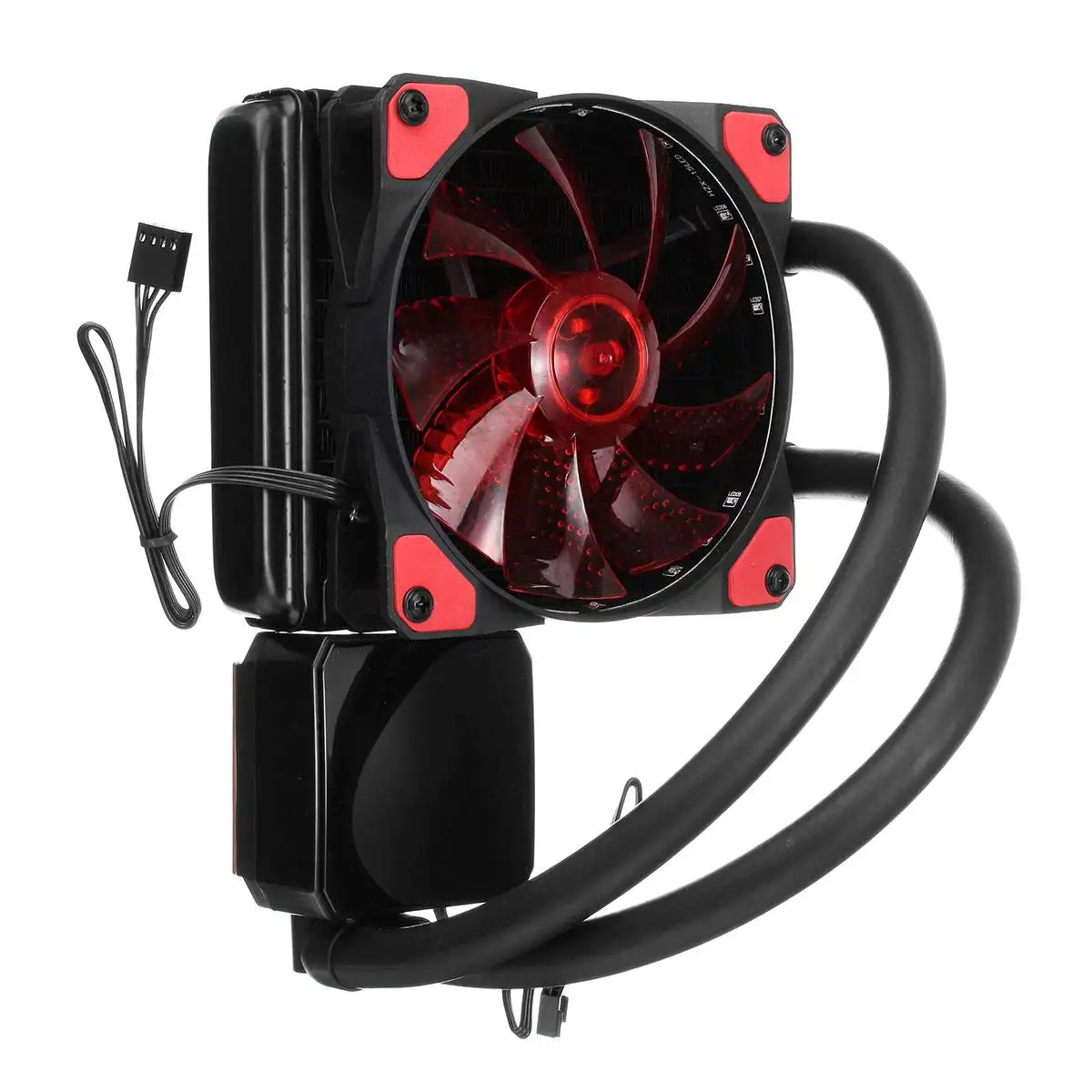 120 мм/240 мм 4Pin PWM RGB светодиодный кулер для процессора, кулер для воды, интегрированный кулер для процессора, вентилятор охлаждения радиатора для Inter LGA115x 2011 1366 AMD
