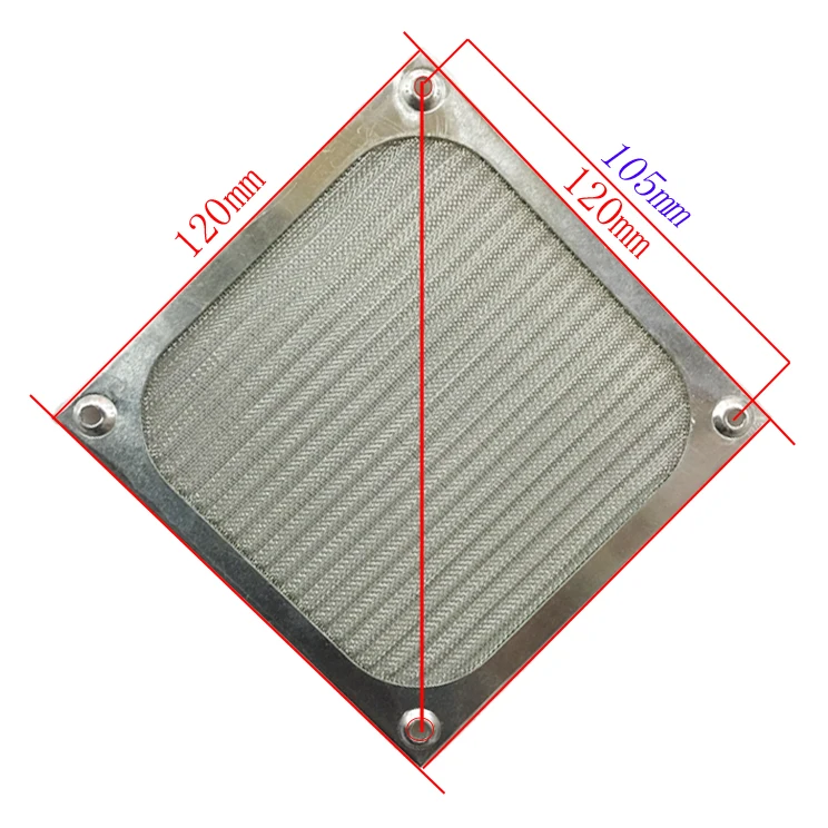 120 мм ПК Вентилятор пыли и фильтр алюминиевый решетчатый экран | Компьютеры офис