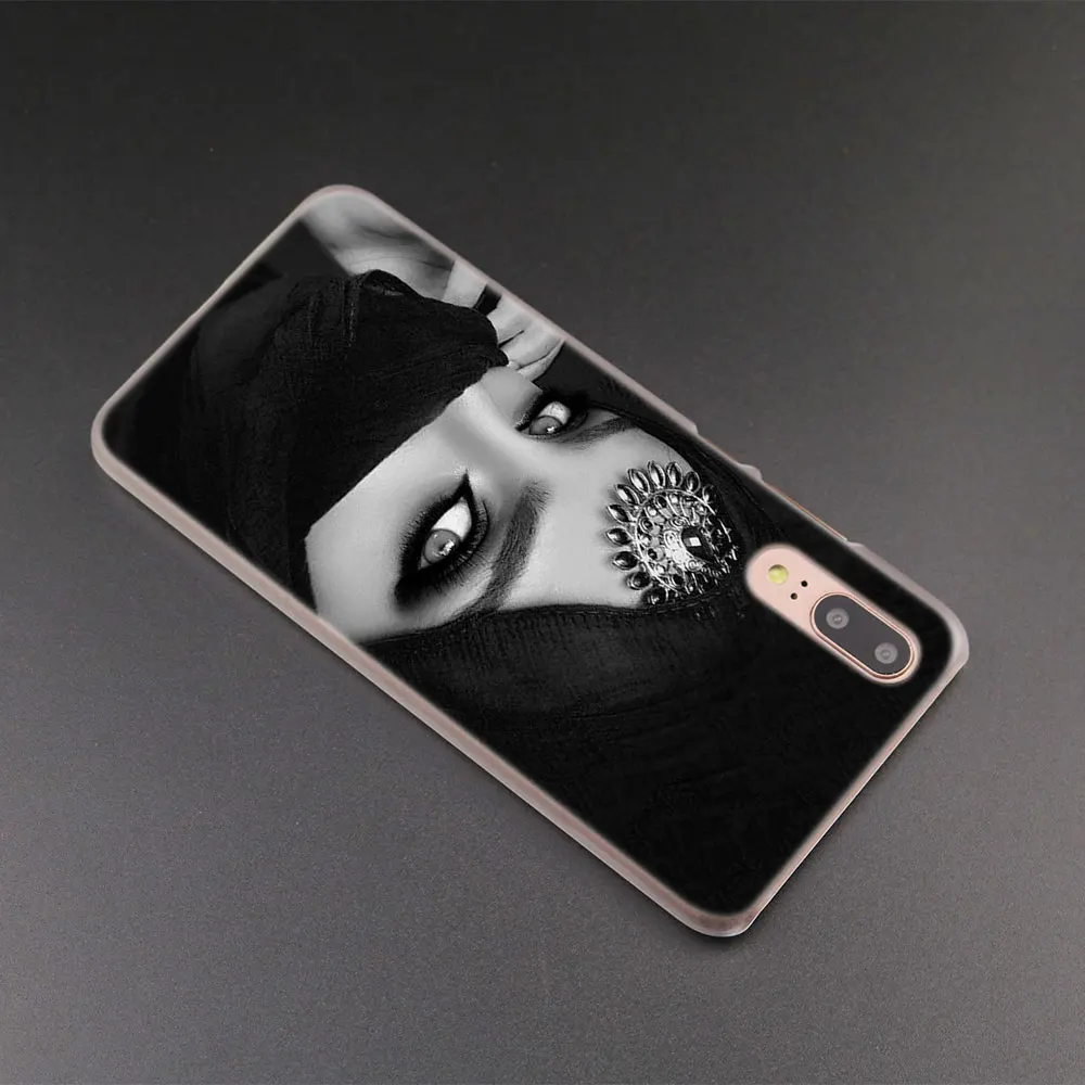 Hijab красивый мусульманский женский модный жесткий чехол для Huawei P30 P20 P10 P9 P8 Lite 2017 Pro