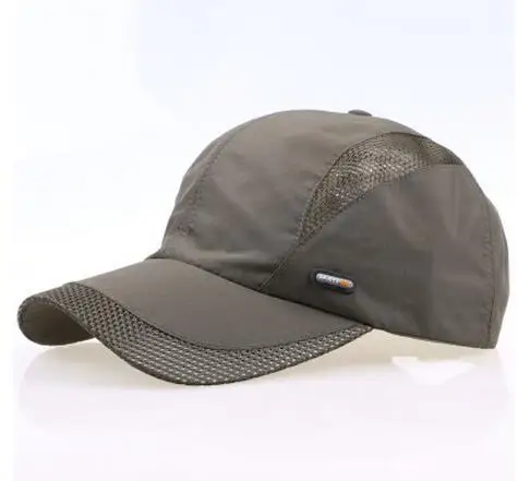 Спортивные Кепки Для мужчин Для женщин Весна Snapback быстросохнущая дышащая Бейсбол Кепки Повседневное Chapeu Bone сетки Sunhat Лето Открытый черный - Цвет: Amy Green