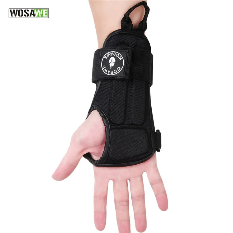 WOSAWE 1 пара Регулируемая защита запястья и защиты ладони опорные подушечки EVA рук