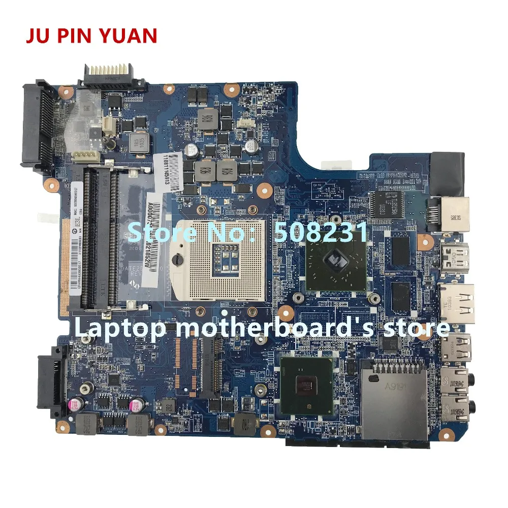 JU PIN YUAN для toshiba satellite L640 L645 Материнская плата ноутбука a00007500date2dmb8e0 REV: E полностью протестирована