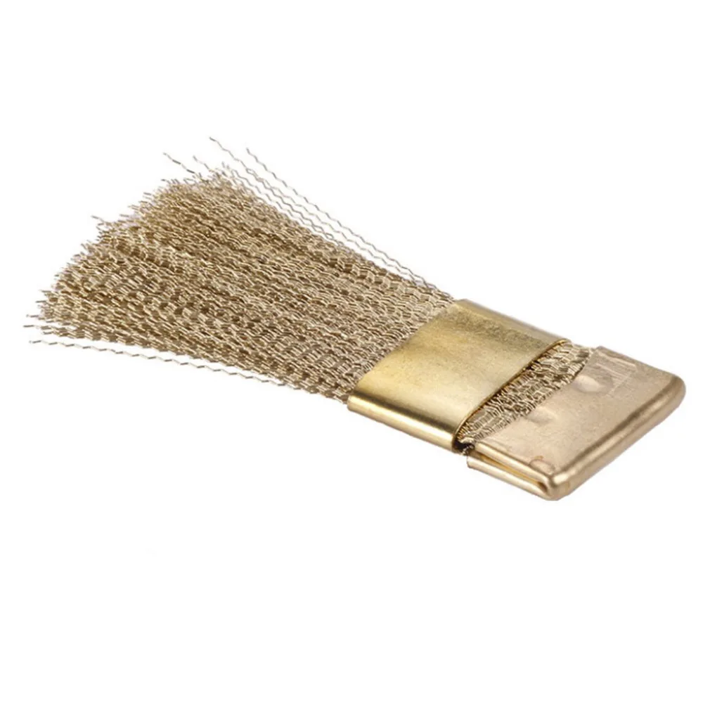 1 шт. щетка со стальной медной проволокой для очистки ногтей|Принадлежности