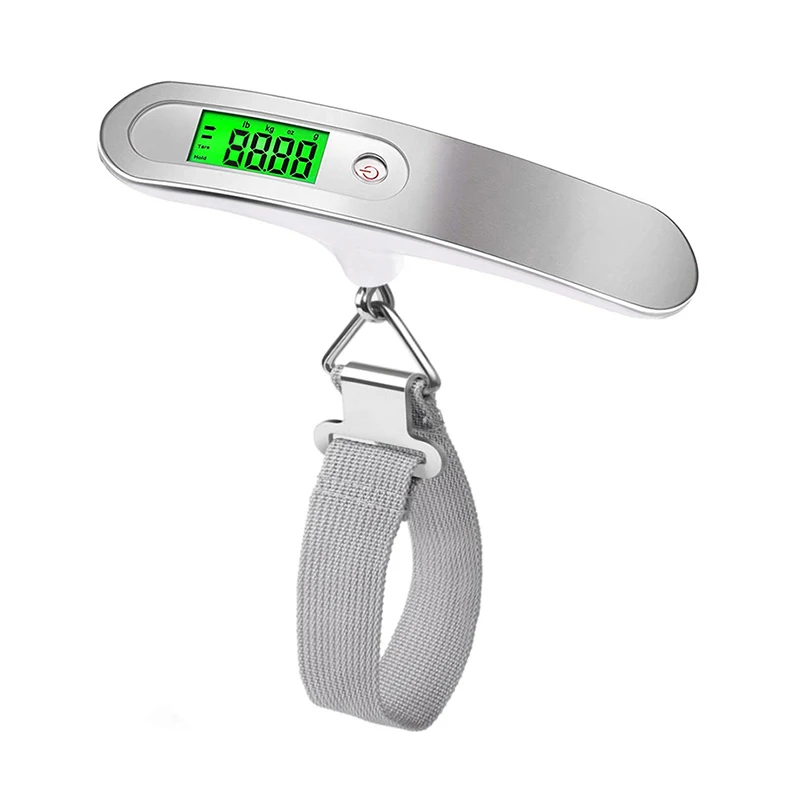

50kg x 10g Digital Luggage Scale with Back Light Electronic Scale Weight Balance suitcase Travel Hanging Steelyard Hook scale