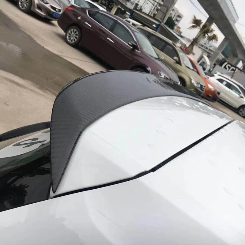 Для Volkswagen VW GOLF7 MK7 RZ Стиль стайлинга автомобилей углеродного волокна сзади крыши крыла Спойлер- GTI