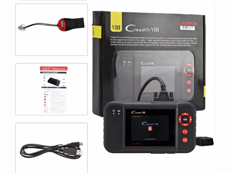 Диагностический сканер для Launch X431 Creader CRP129 OBDII диагностический инструмент CRP 123 VIII