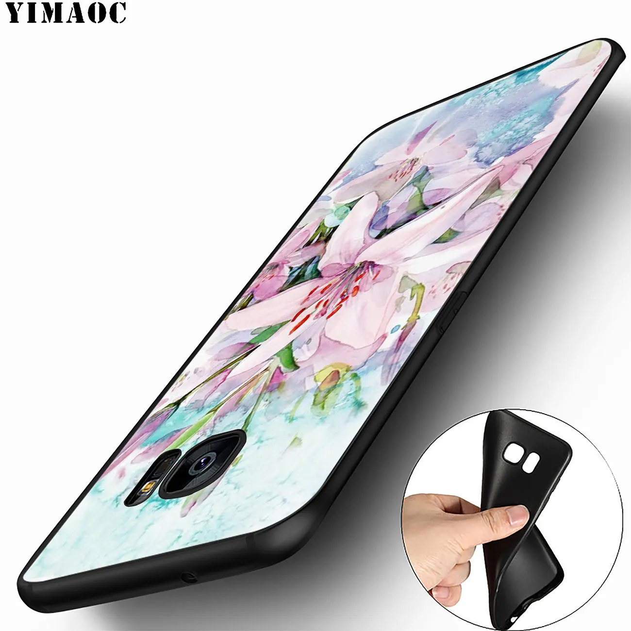 YIMAOC красота пионов цветы Жесткий Мягкий силиконовый чехол для Samsung Galaxy S20 Ultra S10 Lite