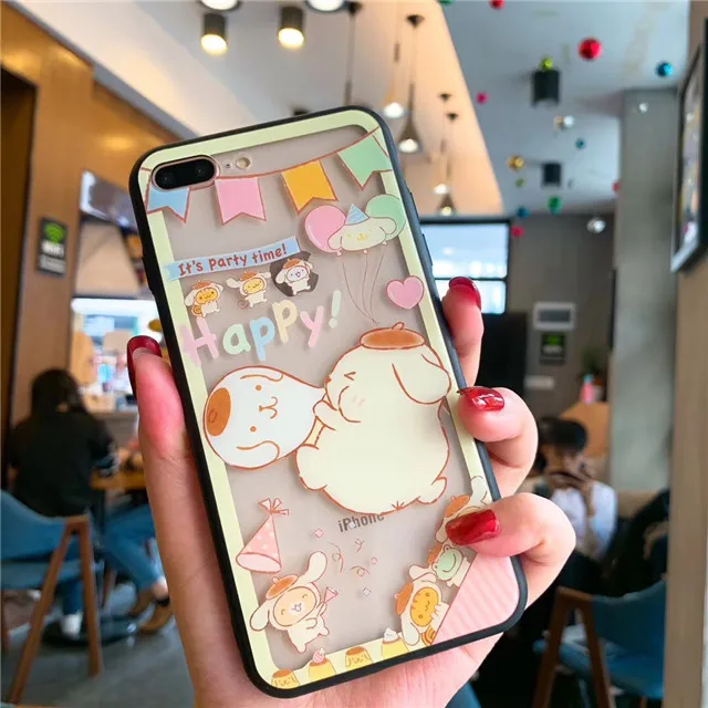 Защитная пленка для экрана, полное покрытие, стеклянная пленка для iPhone XS Max XR X 8 7 6 6s Plus, цельный мультяшный чехол из закаленного стекла для телефона