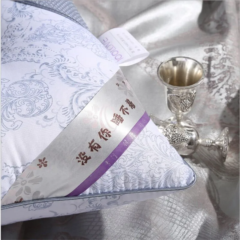 2Pcs Cassia Health Cervical Pillow Pearl Cotton Core Sleep Repair Neck Orthopedic Magnetic Care Bedding Pillows | Дом и сад