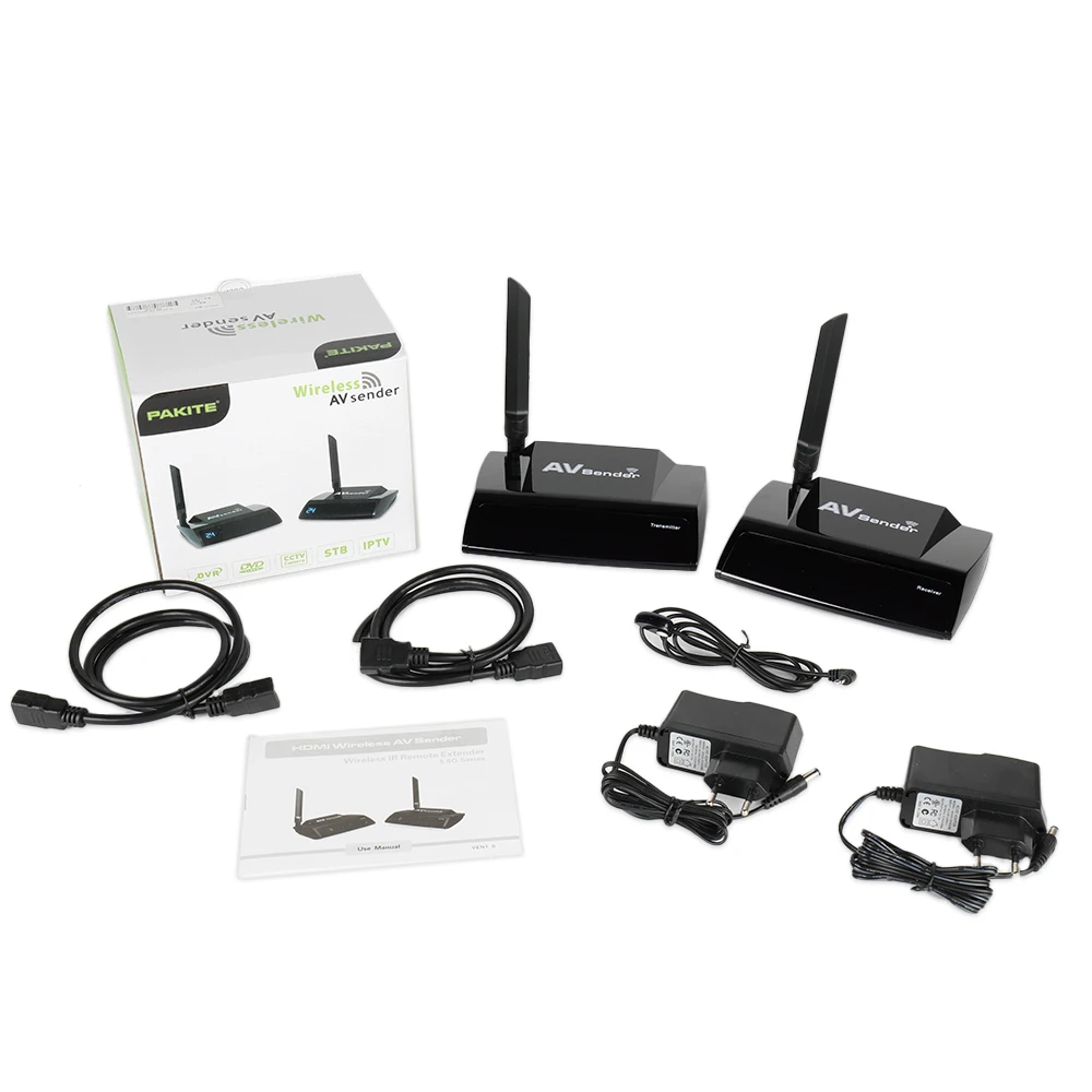 PAT 580 Обновление версии AV Отправитель 5 8 ГГц 24 канала HDMI ТВ беспроводной SD аудио