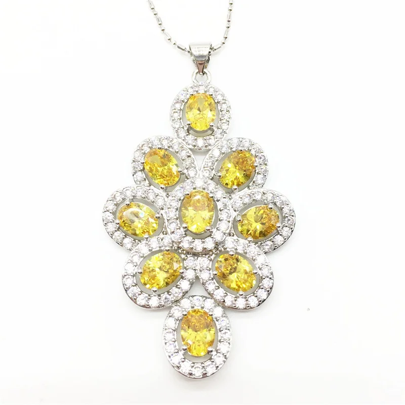 Женский ювелирный комплект из колье и серёг серебра 925 пробы|necklace and earrings|jewelry sets for
