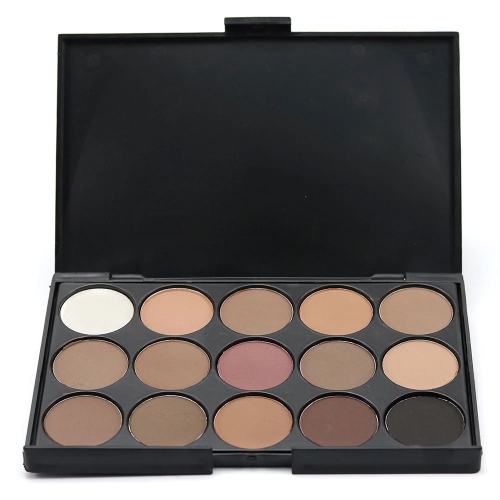 2017 POPFEEL тени для век цвета матовый цвет 15 мяч на землю бровей макияж Euramerican