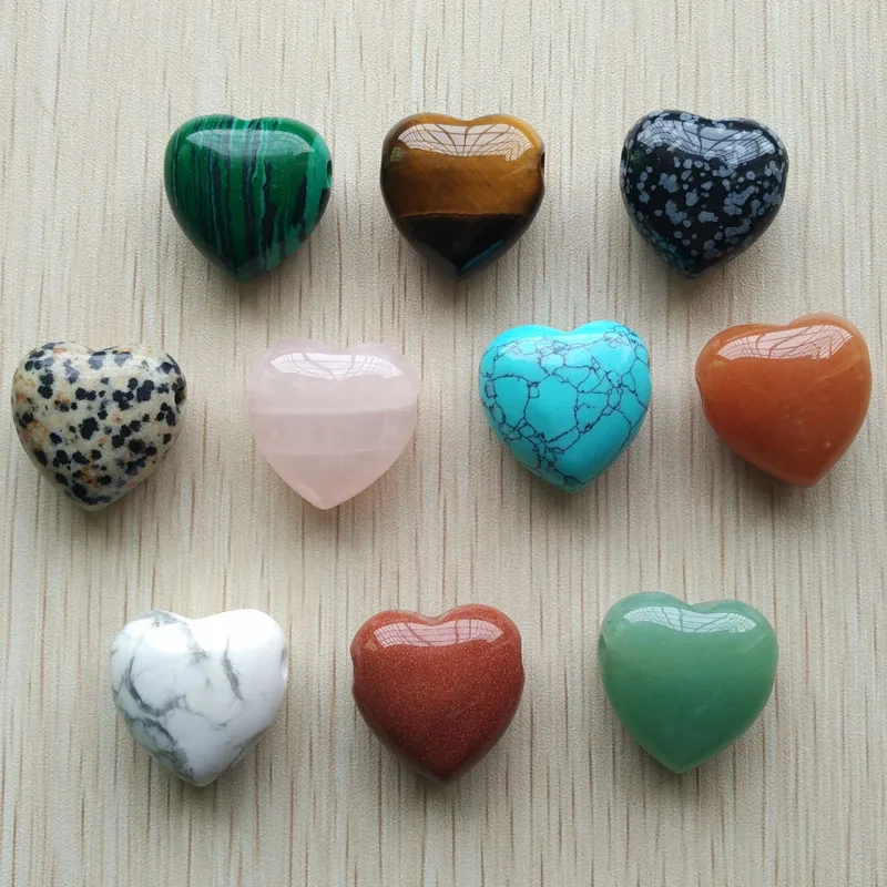 2018 новые модные высококачественные Смешанные Подвески из природного камня 25 мм 10