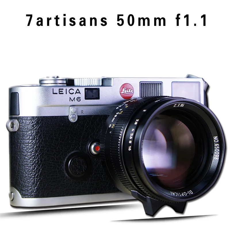 

7artisans 50 F1.1 Lentes M- Leica - M240 M3 M5 M6 M7 M8 M9 M9p M10 Leica M LM