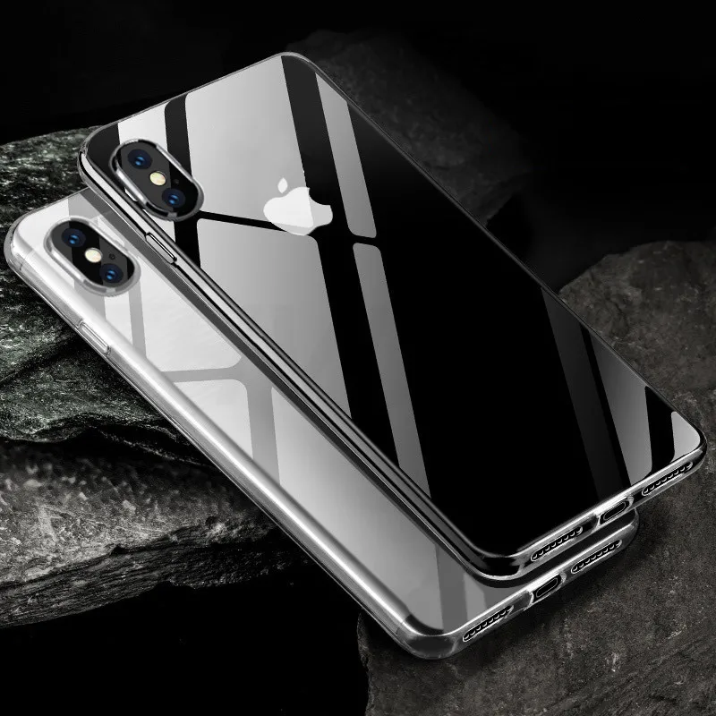 Роскошный чехол для iPhone X XS 8 7 6 s Plus, Ультратонкий Мягкий силиконовый чехол из ТПУ для iPhone XR XS Max 5 5S SE, чехол, Fundas Capa