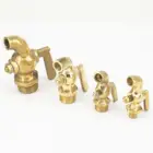 Кран с наружной бронзовой ручкой, 18 дюйма, 14 дюйма, 38 дюйма, 12 дюйма, BSP, кран Petcock 0-80, изоляционная бочка для чайной печи Celius