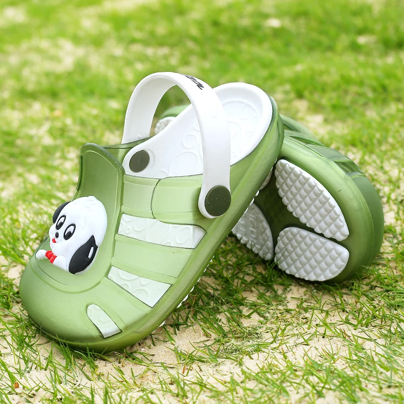 Дети 2017 новые сандалии тапочки мальчики девочки летняя одежда нескользящей
