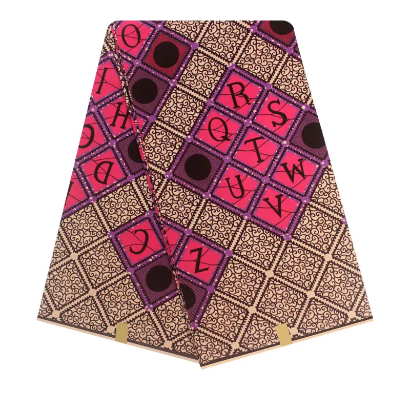 100% Африканская Хлопковая ткань воск Высококачественная Анкара африканская для