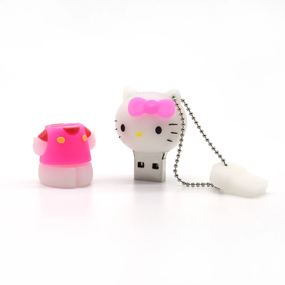 Мультяшный usb флеш накопитель Hello Kitty Flash Drive 32 Гб Cat 64 ГБ Флешка 4 U диск 8 16 флэш карты