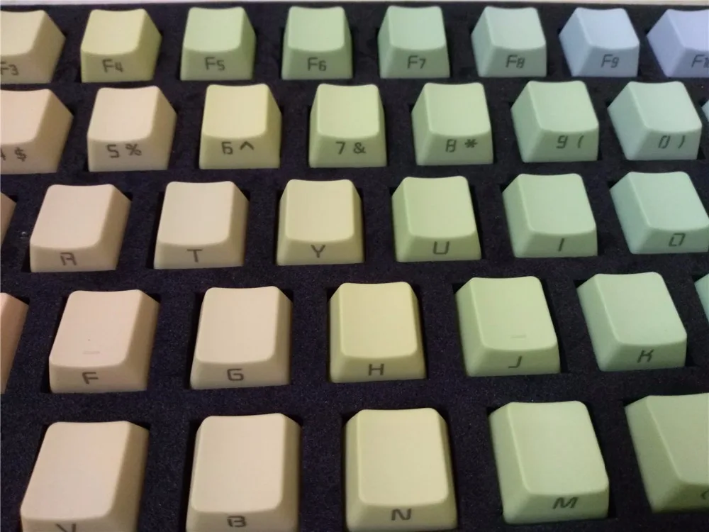 Механические клавиши Rainbow PBT keycap cherry mx OEM для игровой клавиатуры ANSI 104 механической