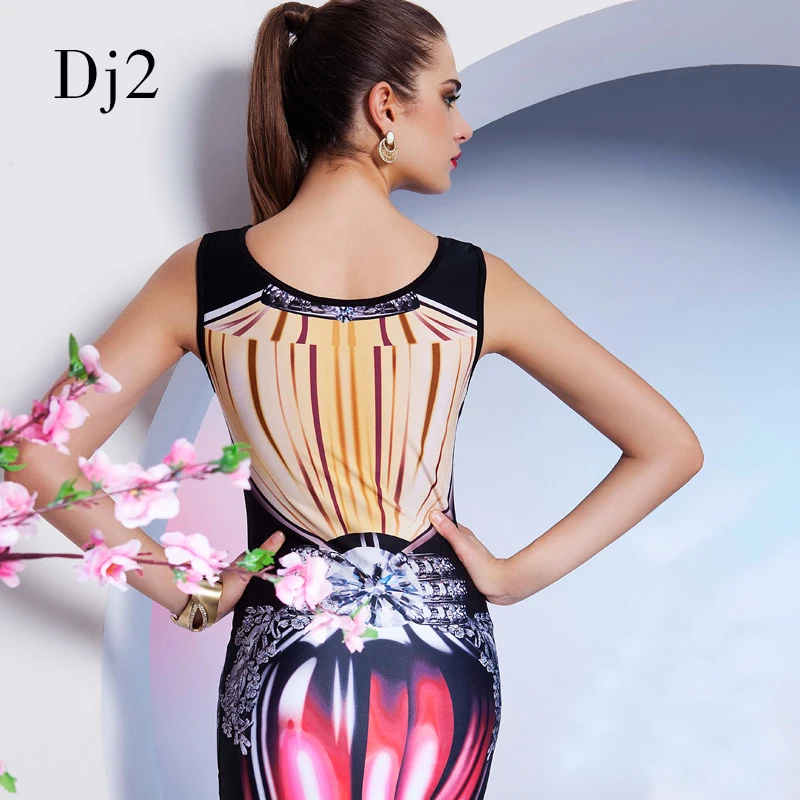 YILANG Цельный купальник для женщин 2017 принт ретро похудения боди юбка высокое