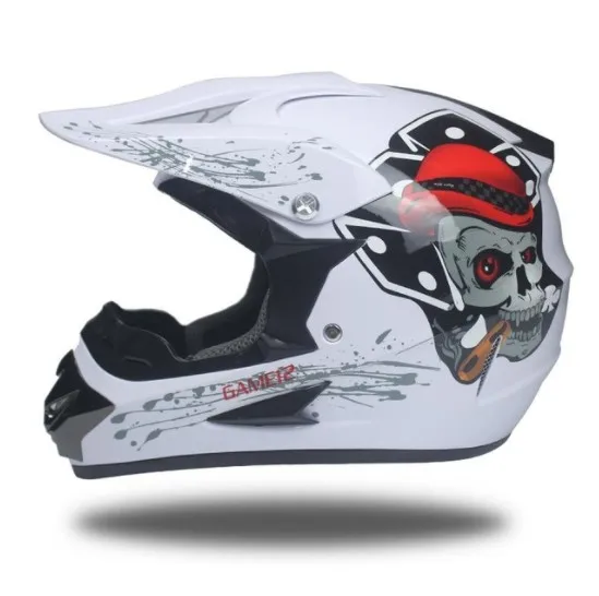 Мото rcycle шлем Мужской Мото шлем высшее качество capacete moto cross внедорожный Мото Кросс шлем DOT ECE - Цвет: G