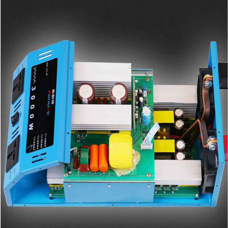 Pure Sine Wave Inverter Household Portable Car Computer Power Converter Industrial Vehicle XNT-3000X | Инструменты