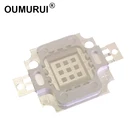 Светодиодная уф-лампа высокой мощности с cob-чипом, 5 шт., 10 вт20 вт30 вт50 вт100 вт, фиолетовые прожекторы-нм, 45 мил, бесплатная доставка