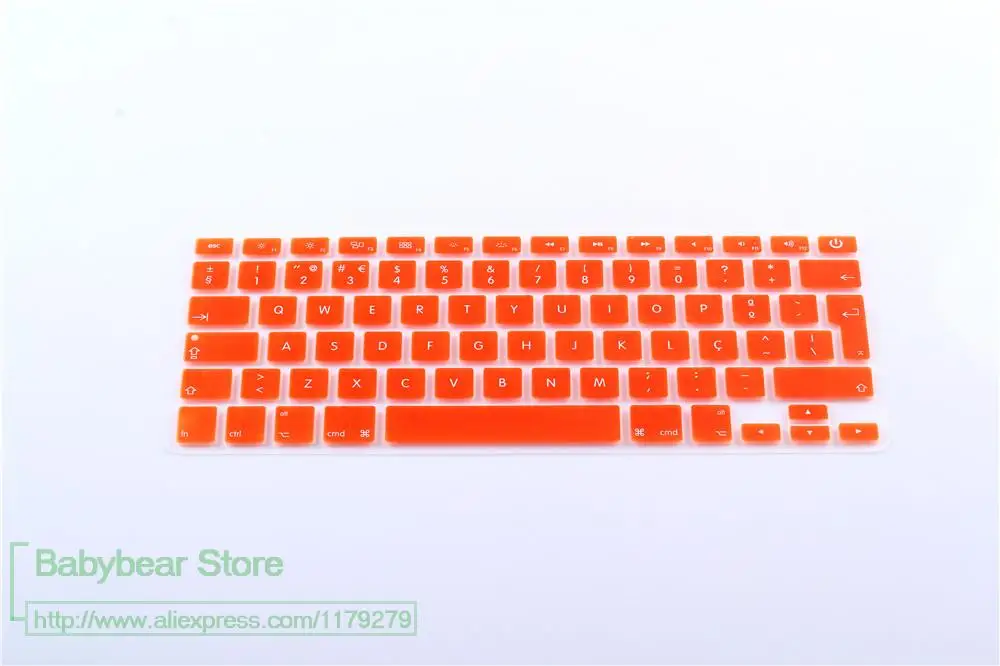 

For Macbook Air 13.3 keyboard protector Portuguese Silicone Keyboard cover For Macbook Air 13 pro 13 15 Retina G6 wireless
