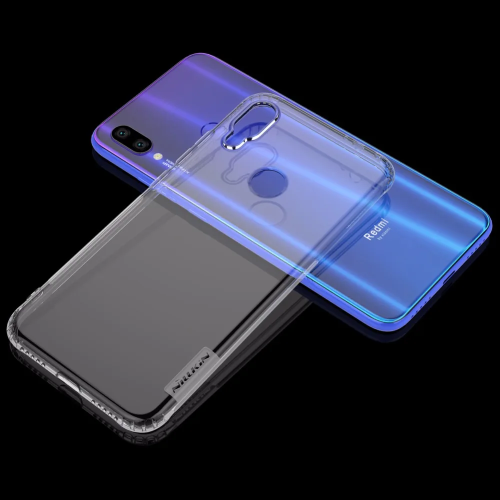 NILKIN для Xiaomi Redmi Note 7 чехол Nillkin натуральный прозрачный мягкий кремний TPU Защитный чехол для телефона Redmi Note 7 Чехол