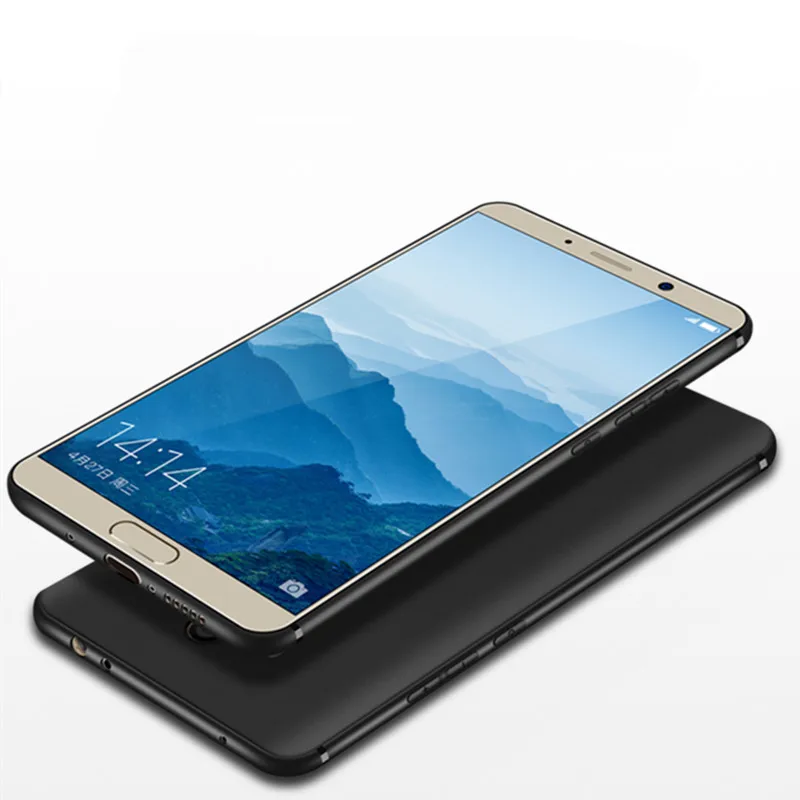Mpcqc Роскошные сзади Матовый Мягкий силиконовый чехол для Huawei Honor 8 Коврики 10 Lite