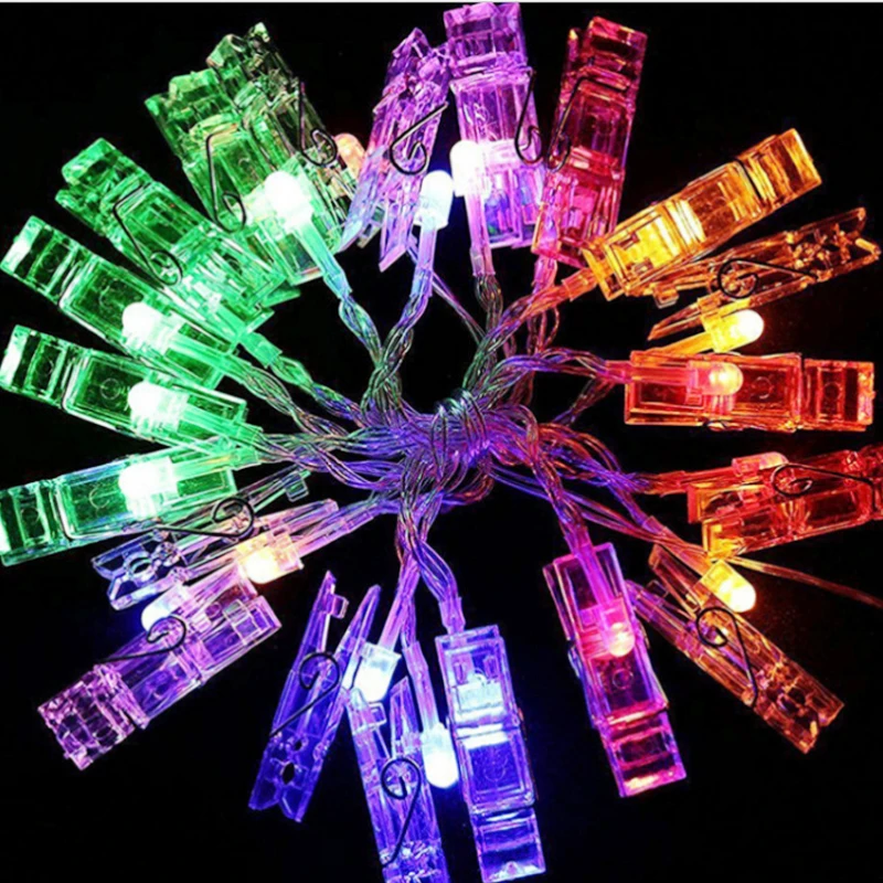 Светодиодный фото зажим светильник строка для того чтобы повесить Фонари s