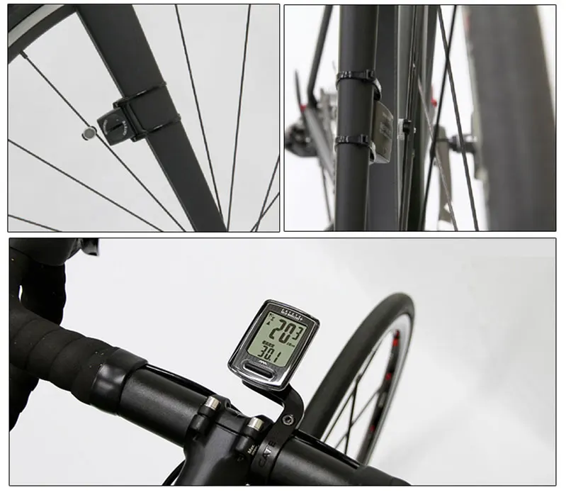 CATEYE велосипедный компьютер CC-VT235W Velo беспроводной+ большой lcd велосипедный Водонепроницаемый Беспроводной Секундомер Велосипедный Спидометр 2 вида цветов