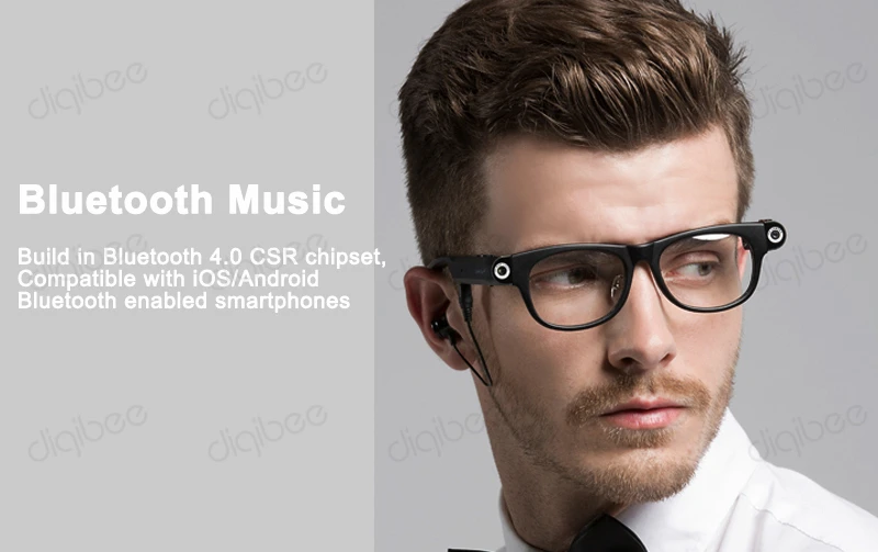 Модные уличные спортивные смарт-Очки Беспроводные Bluetooth 4,0 гарнитура Солнцезащитные очки камера HD 1080P видео рекордер 8 ГБ или 32 ГБ Автомобильный видеорегистратор