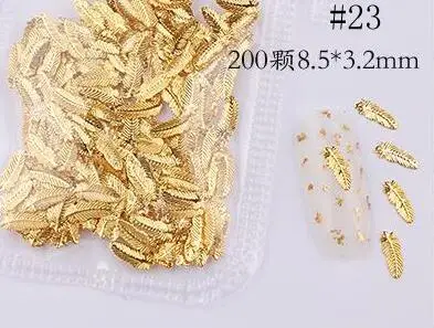 style 23 31 стиль выбор Nail наклепки 1 сумка металлический сплав для маникюра искусство украшения 3D Блестки для маникюра наклейки с животными украшения ногтей прелести - Цвет: style 23