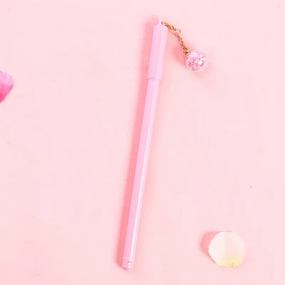 04 1 Pcs/Lot Pink Star pendant gel pen kawaii stationery writing pens canetas material escolar office school supplies - Цвет: 04