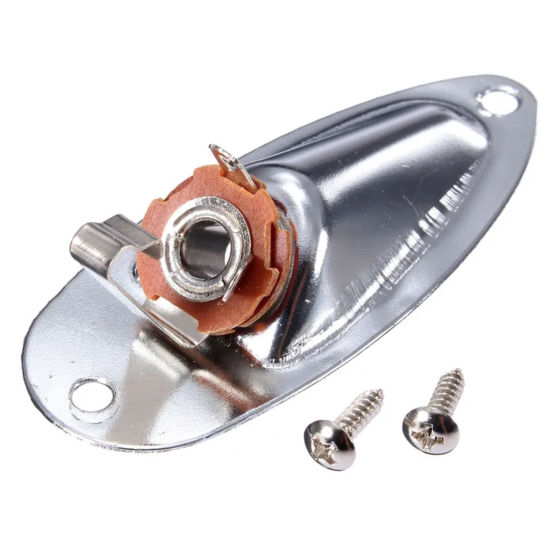 Выход лодки загружен Джек Хромированная Пластина гнездо для Fender Для