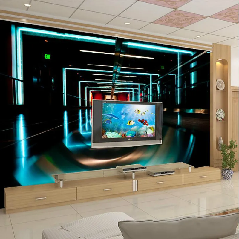 Европейские 3d обои винтажная декоративная роспись настенные многослойная 3D