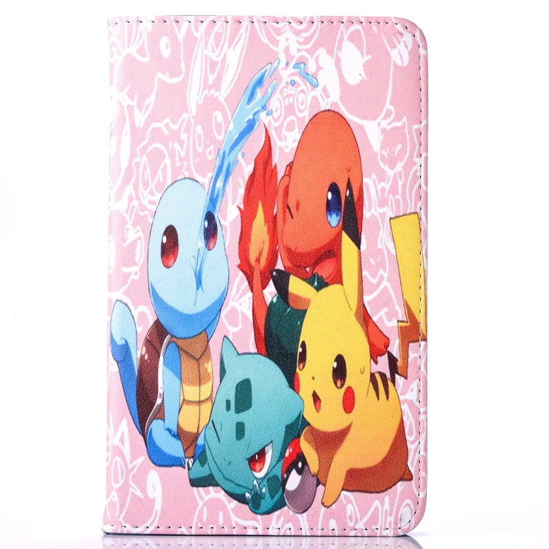 Чехол для Samsung Galaxy Tab A 7 0 T280 T285 SM чехол Pokemon Go cute Pikachu tablet Cover откидная подставка
