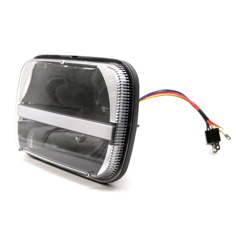 Marlaa 7 &quotx 6&quot 5x7 дюймов черная проектор светодиодный фары для Jeep Cherokee XJ H6054 H5054 H6054LL