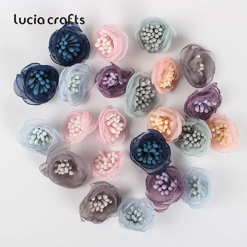 C3 10pcs 2.5cm 10/20 штук 2,5/3/4 смячейками и глубиной погружения искусственный цветок шелковая Цветочная головка для DIY Свадебная вечеринка украшения дома цветочный венок для изделий в технике Скрапбукинг B1002 - Цвет: C3 10pcs 2.5cm
